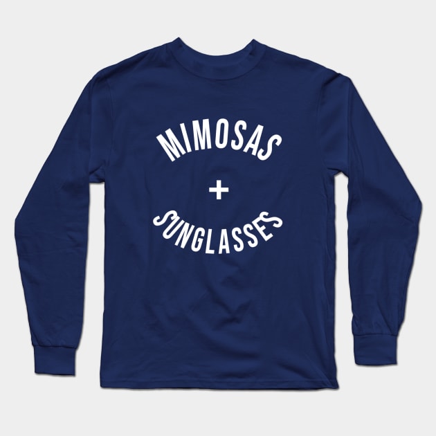 Mimosas + Sunglasses Long Sleeve T-Shirt by jesso